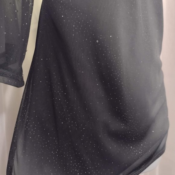 One Shoulder Smoky Shimmery Blouse - Picture 9 of 13